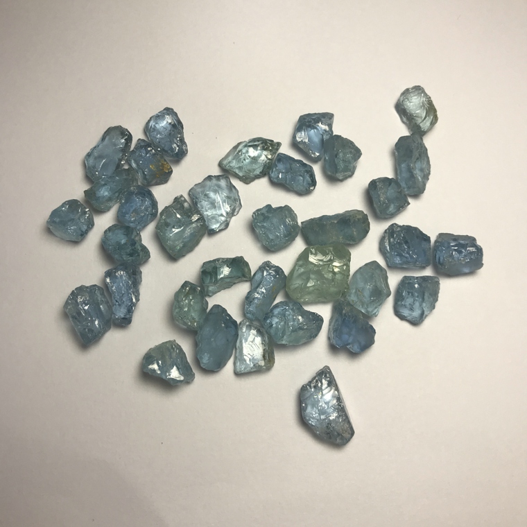 Natural Rough Aquamarine from Nigeria